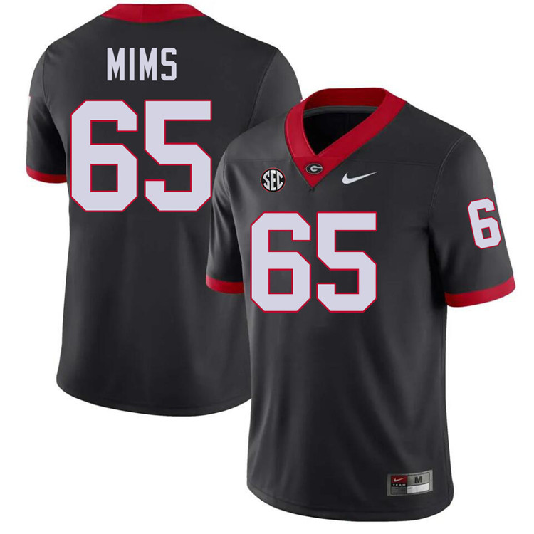 Amarius Mims Georgia Jersey,University Of Georgia Bulldogs Football Jersey,Uniforms,Gears-Black